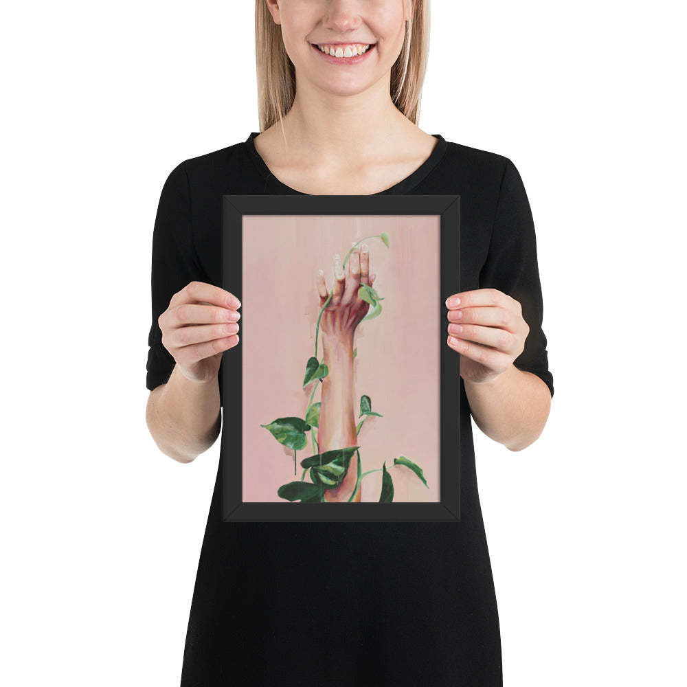 Verdant Hand — The Touch That Grows Worlds – Framed