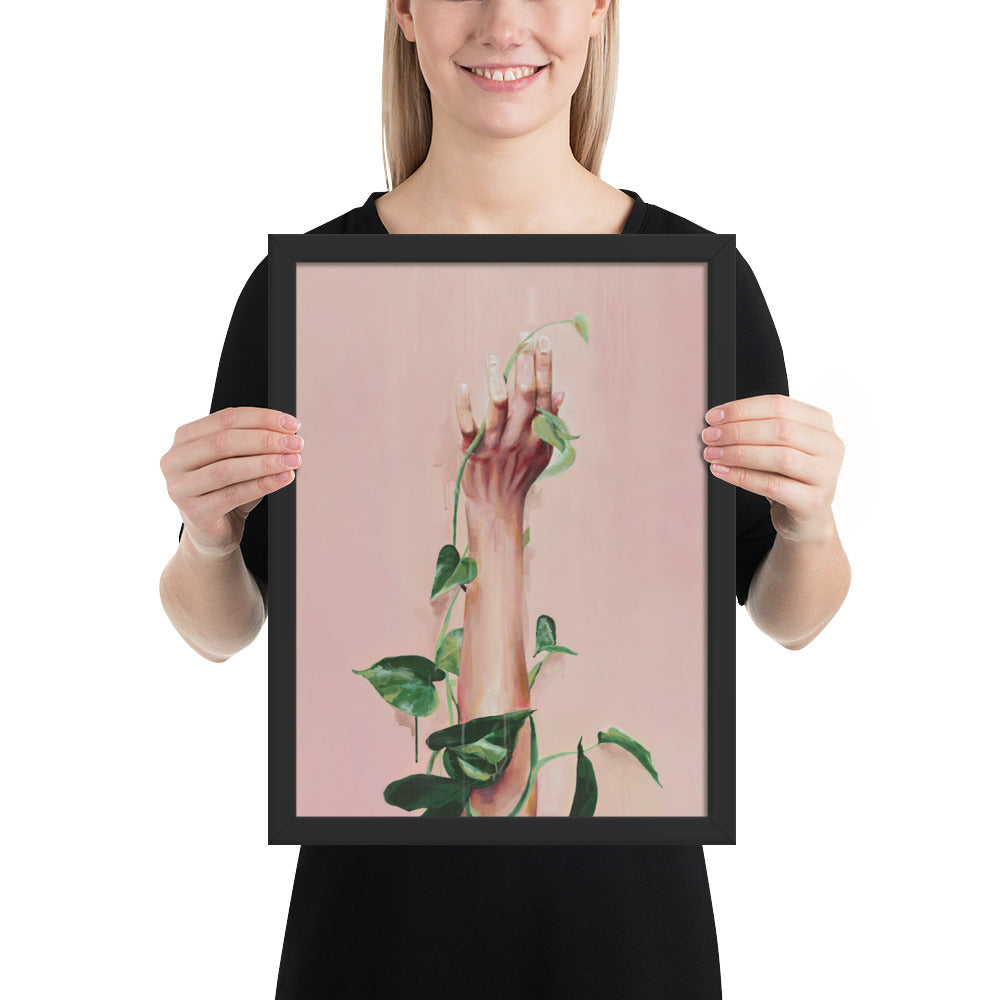 Verdant Hand — The Touch That Grows Worlds – Framed
