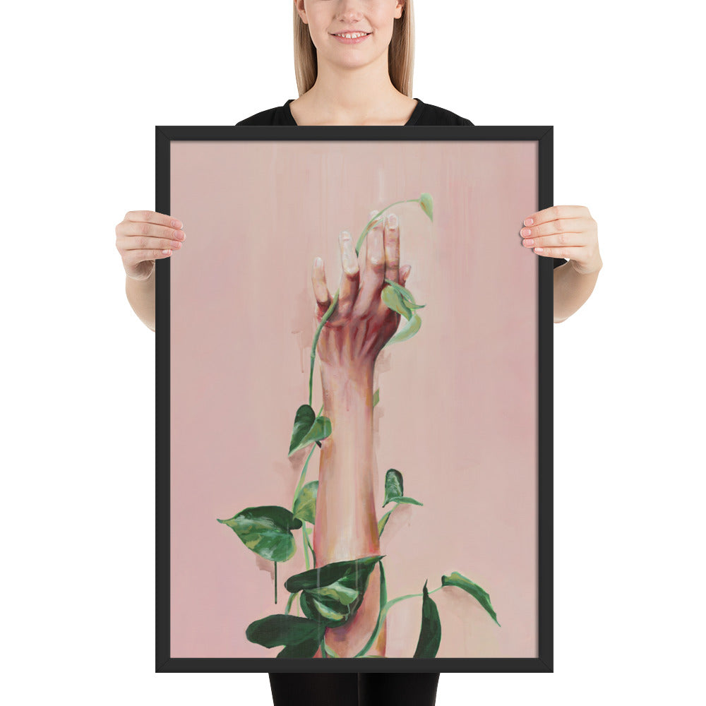 Verdant Hand — The Touch That Grows Worlds – Framed