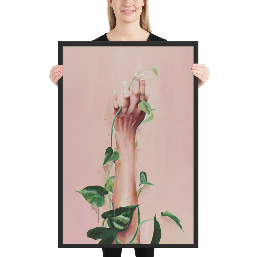 Verdant Hand — The Touch That Grows Worlds – Framed