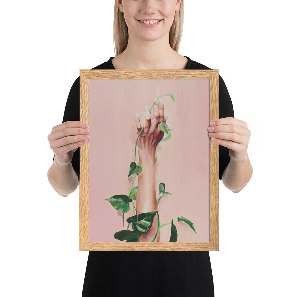 Verdant Hand — The Touch That Grows Worlds – Framed
