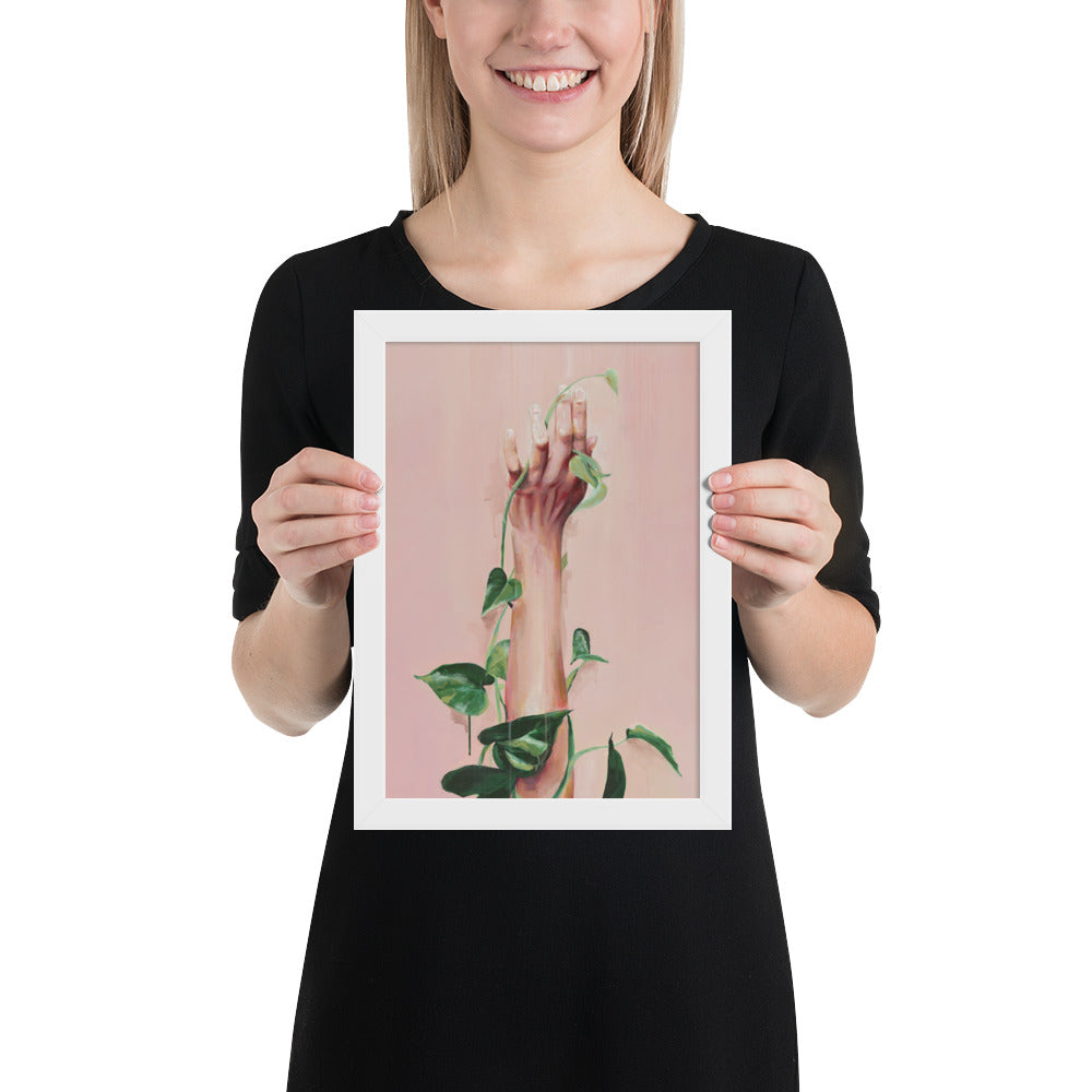 Verdant Hand — The Touch That Grows Worlds – Framed