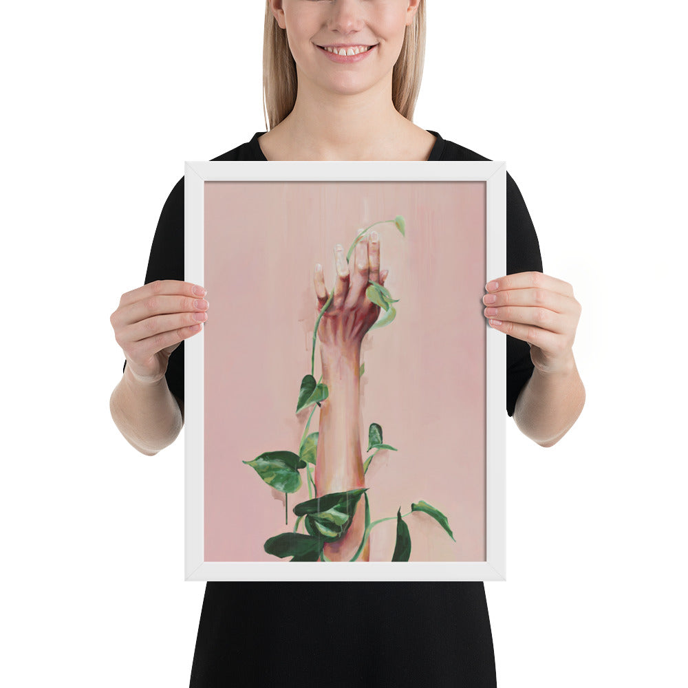 Verdant Hand — The Touch That Grows Worlds – Framed