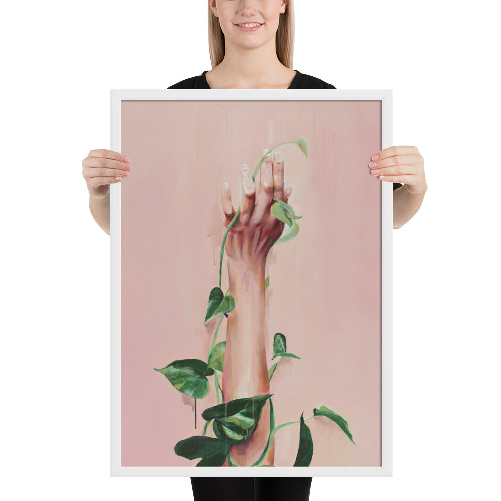 Verdant Hand — The Touch That Grows Worlds – Framed