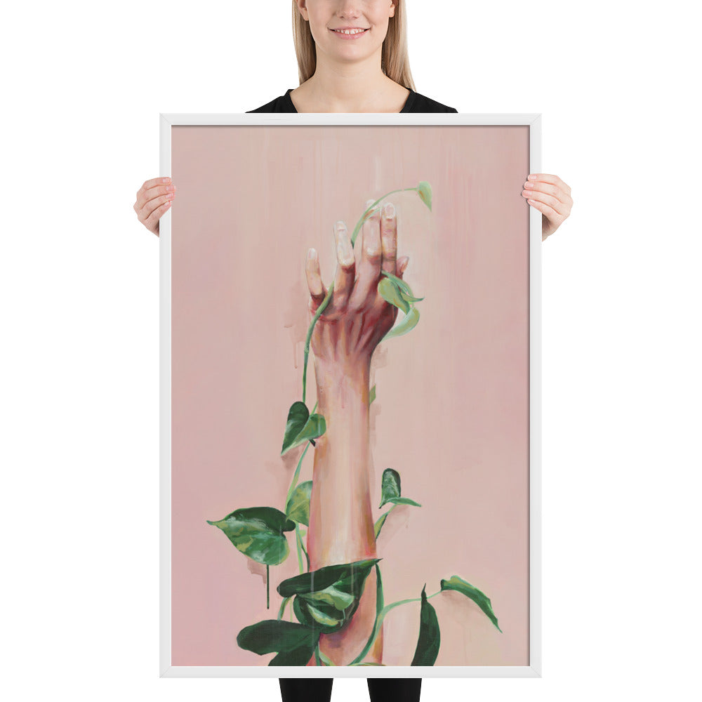 Verdant Hand — The Touch That Grows Worlds – Framed