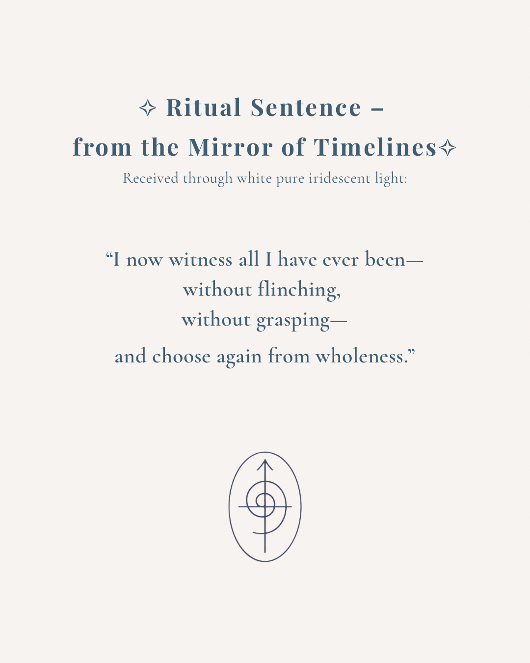 The Mirror of Timelines